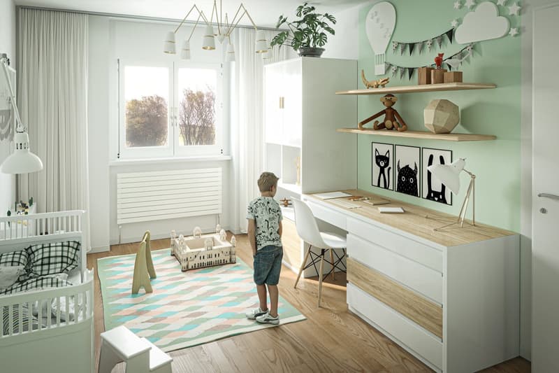 Moderne 4.5 Zimmerwohnung mit der Natur vor der Tür (6)