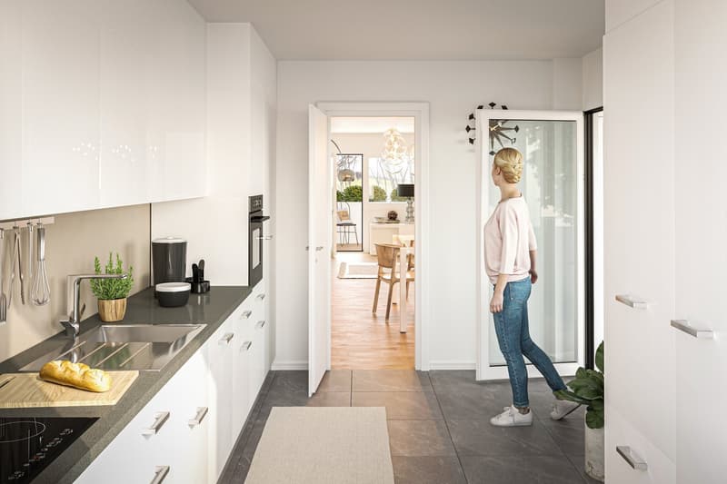 Moderne 4.5 Zimmerwohnung mit der Natur vor der Tür (1)