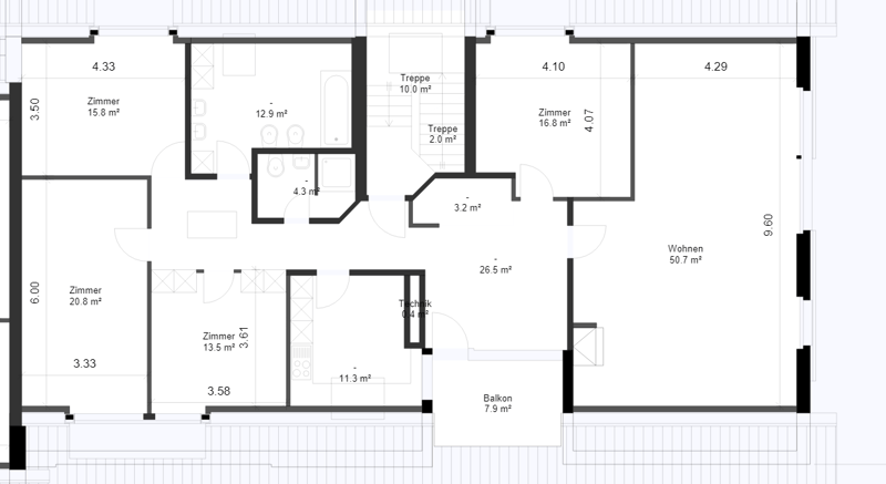 Viel Platz zum Wohlfühlen 5.5-Zimmerwohnung in St. Gallen (11)