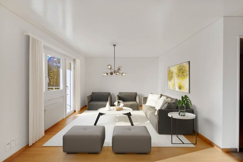 Grosszügige 4.5 Zimmer-Wohnung mit Balkon in Bürglen (3)