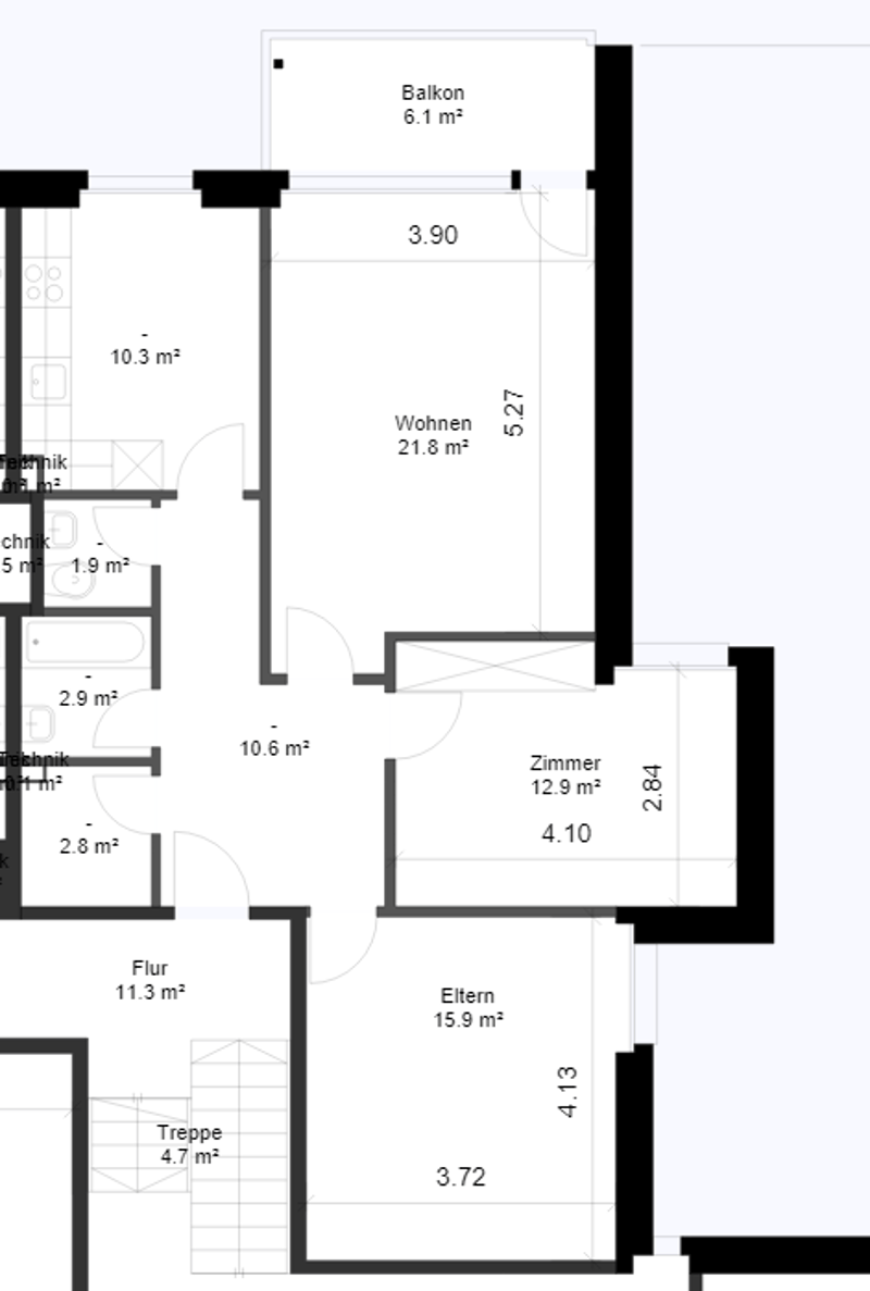 Balkon, Komfort und eine gute Lage vereint (8)