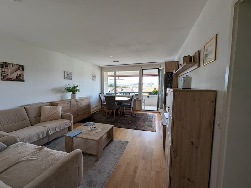 Hübsche, helle 4-Zimmer-Whg mit toller Aussicht (6.OG mit Lift) in Arlesheim (4)