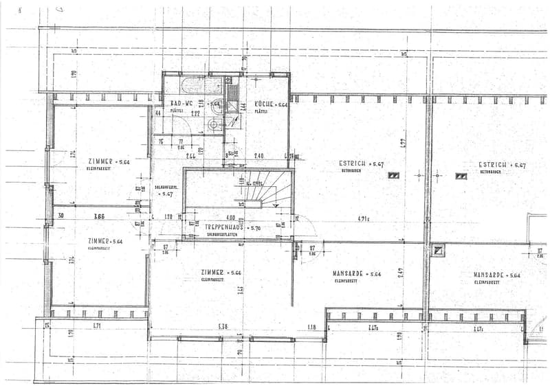 3-Zimmer Dach-Whg an ruhiger Wohnlage im Grünen in Riehen (7)