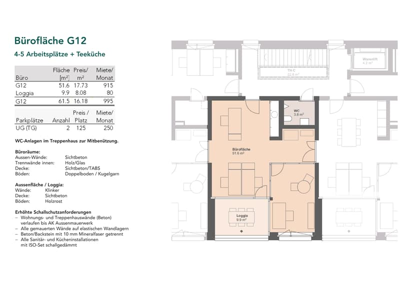 ERSTVERMIETUNG moderne, helle multifunktionale Büro-/Gewerberäumeab 34 bis 86 m2 (8)