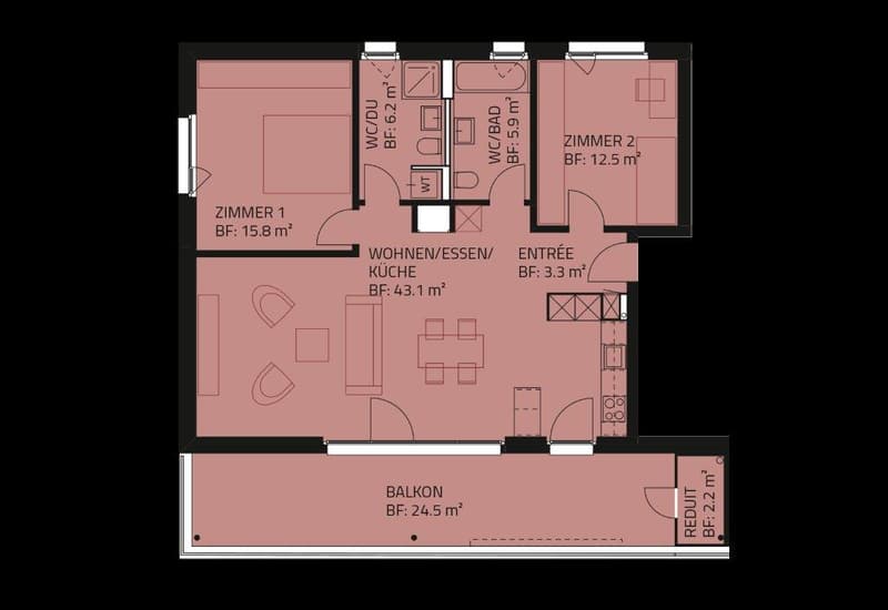 Schöne helle 3.5-Zimmerwohnung in Oberentfelden! (6)
