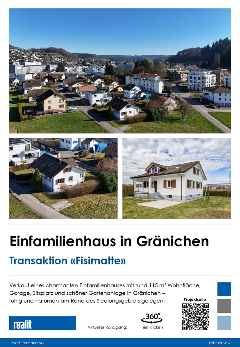 5 1/2-Zimmer-Einfamilienhaus in Gränichen, angrenzend an Landwirtschaftszone (2)