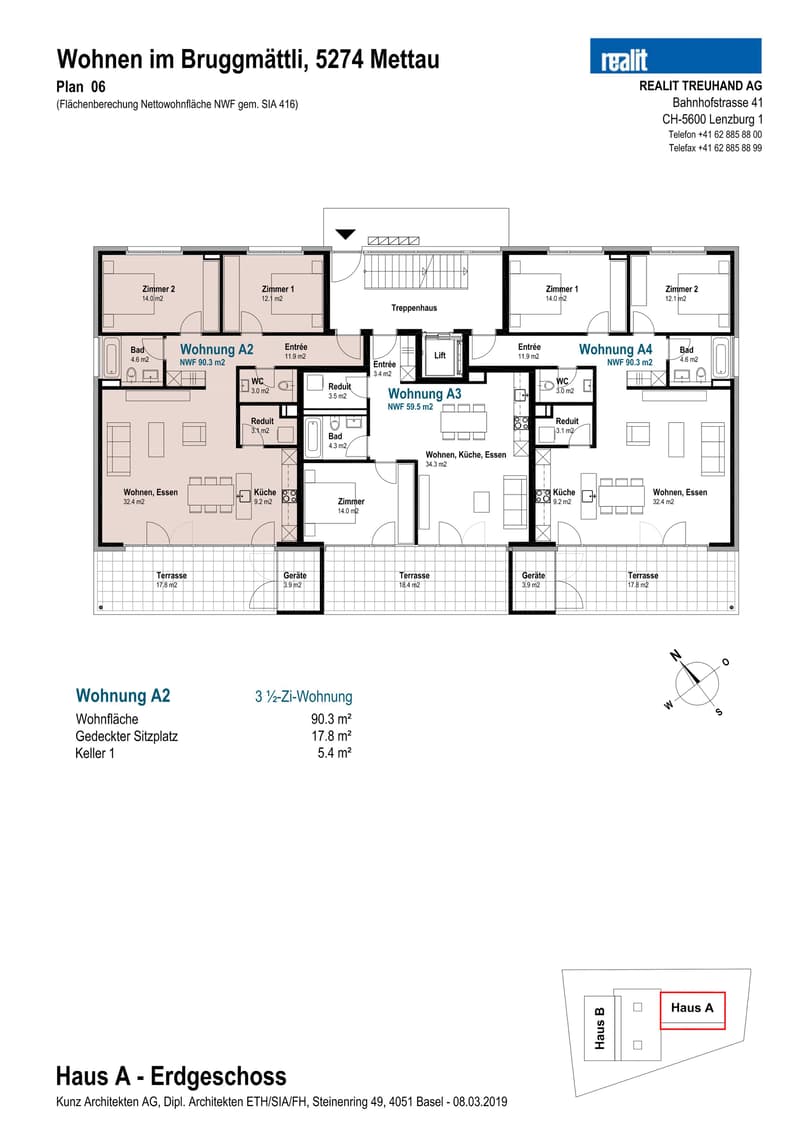 Moderne grosszügige 3.5-Zimmerwohnung im Parterre! (7)