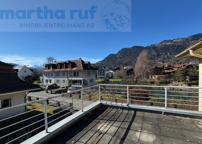 Aussicht West ab Terrasse