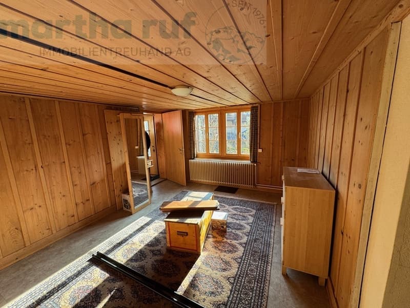 ausgebautes Zimmer im EG