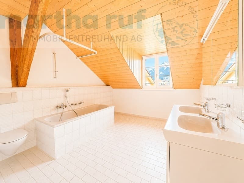 Badezimmer Dachgeschoss