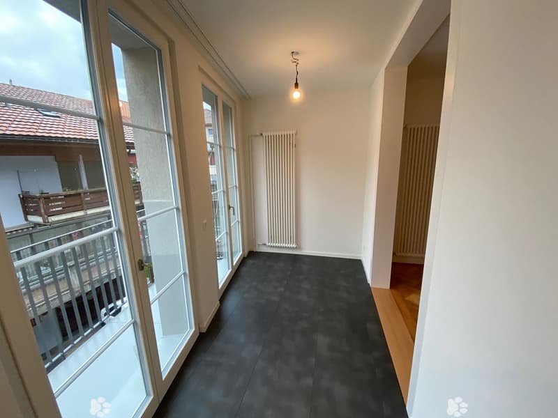 Veranda/Essplatz mit Austritt auf Balkon