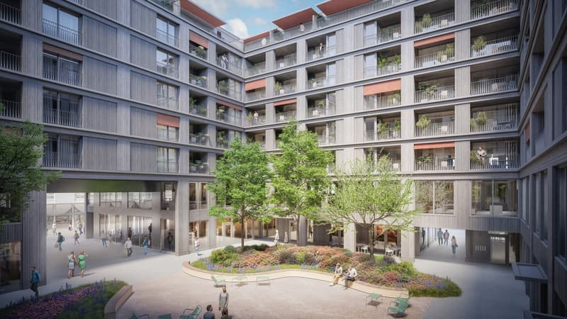 Visualisierung Innenhof