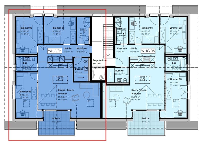 Wohnen in Amsoldingen: Moderne Neubau 4.5-Zimmerwohnung im Dachgeschoss (4)