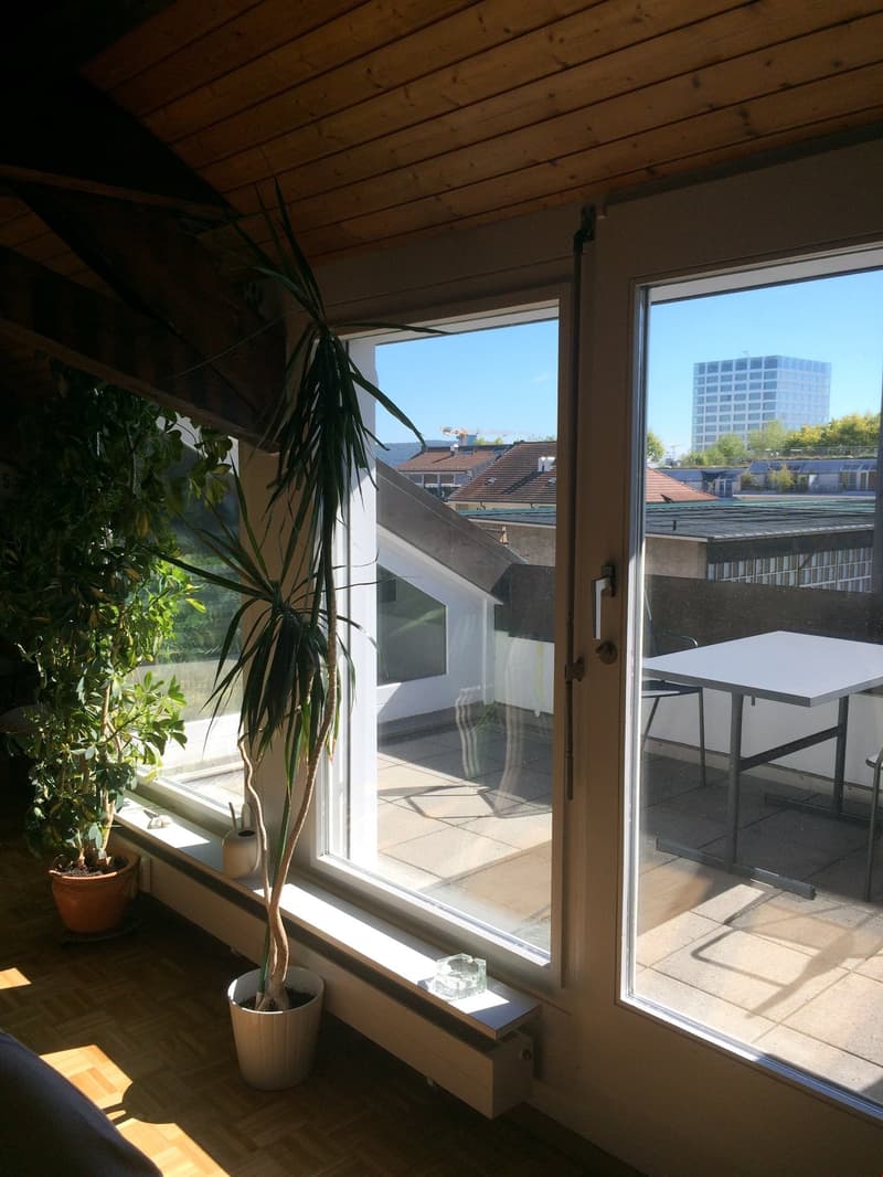 grosszügige 2.5 Zimmer Altbauwohnung im Dachgeschoss mit Dachterrasse (2)