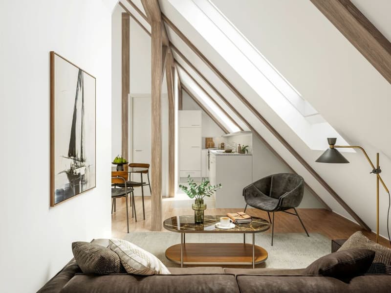 Visualisierung Dachwohnung