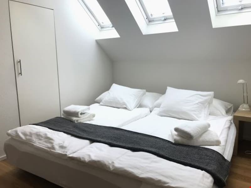 Bedroom with storage room