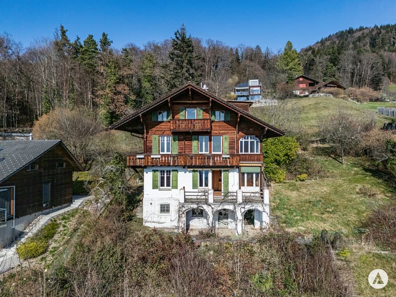 Baulandparzelle mit Chalet: Potenzial für neue Wohnideen (6)