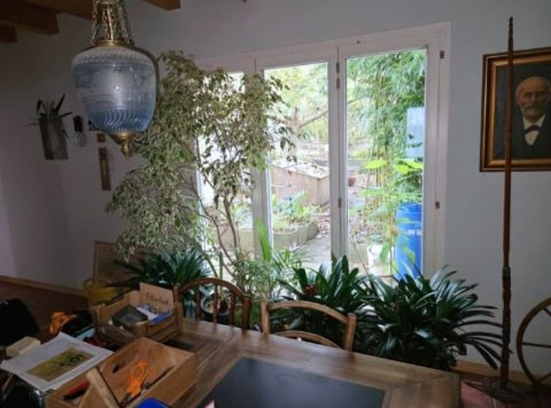 Zimmer mit Gartensicht