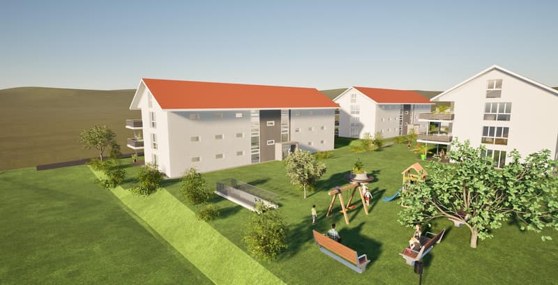 Appartement moderne de 4,5 pièces au rez-de-chaussée dans un quartier calme à Lommiswil - Première location (7)
