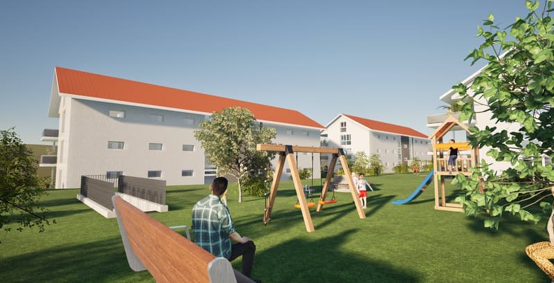 Modern 4.5 room apartment on the 1st floor in a quiet location in Lommiswil - First rental (8)