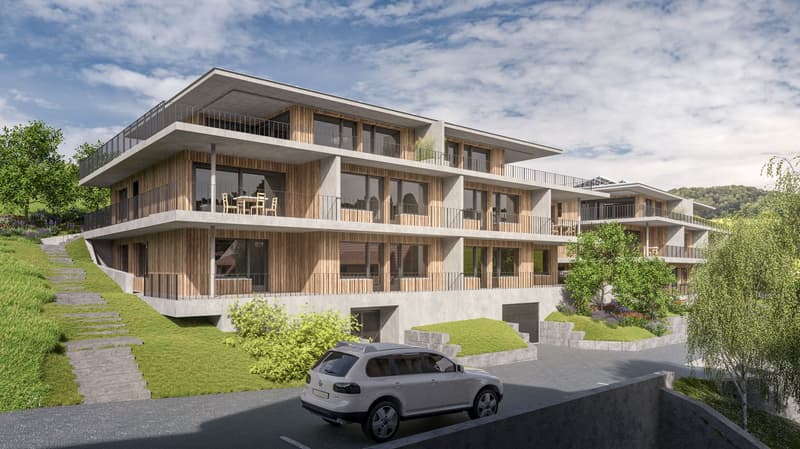 Neue, exklusive 4.5-Zimmer-Duplex-Attikawohnung - Wohnen wie im Einfamilienhaus (1)