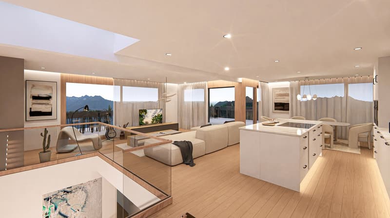 Neue, exklusive 4.5-Zimmer-Duplex-Attikawohnung - Wohnen wie im Einfamilienhaus (5)