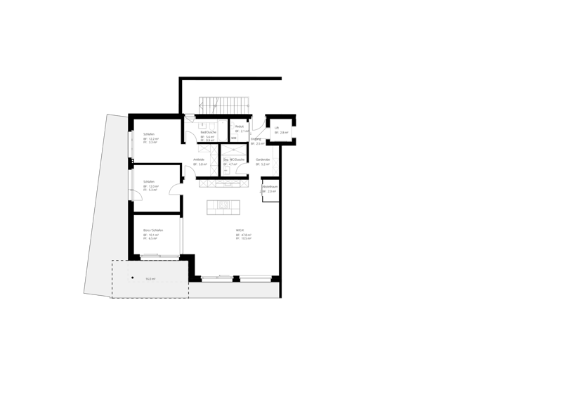 Neue, exklusive 4.5-Zimmer-Gartenwohnung (5)