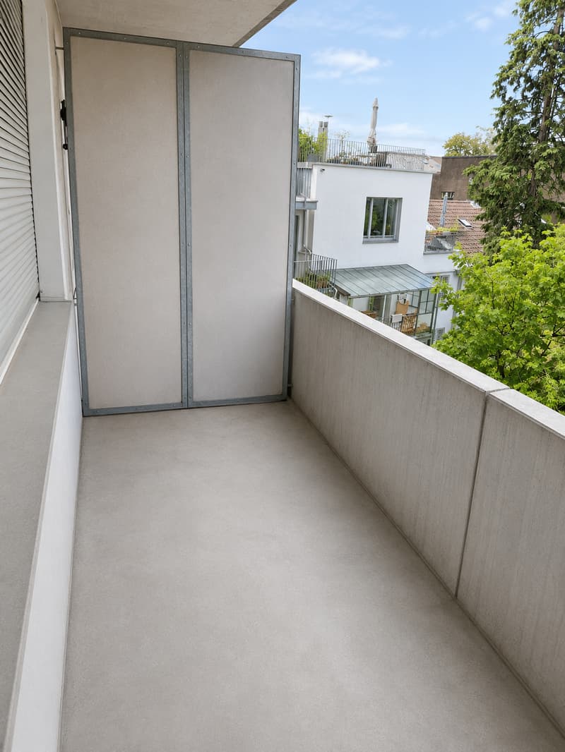 Helle 1-Zimmer-Wohnung mit gedecktem Balkon in Basel (7)