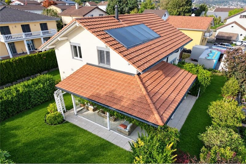 Attraktives 4½ Zimmer Einfamilienhaus  mit grossem Wintergarten. Sonnig und ruhig gelegen. (4)