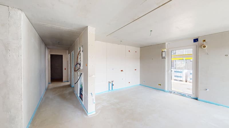 Elegant 3-room apartment with loggia Sustainable living in modern style (4)
