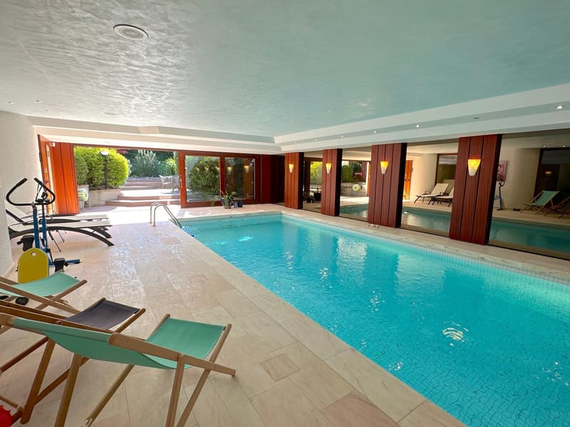 Binningen: Attraktive 6,5 Zi. Villa an Bestlage mit Indoorpool u. v. m. (2)