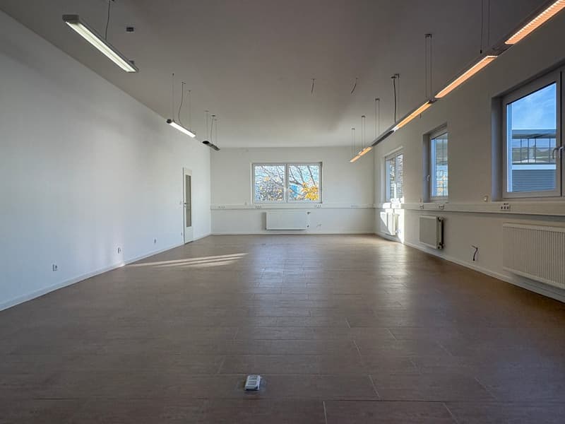 Moderne und hochwertige Gewerbeimmobilie mit ausgebautem EG & flexiblem Rohbau OG (2)
