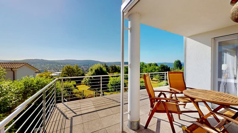 Helle 3,5-Zimmer-Wohnung am Tüllinger mit Panoramablick großzügige Terrasse - offener Grundriss (2)
