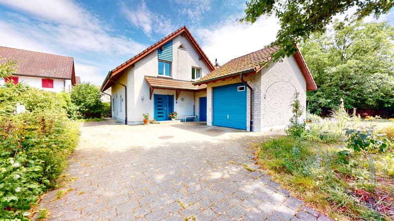 6,5 Zimmer Architektenhaus mit grossem Gartenparadies Garage in verkehrsgünstiger Lage von Böckten (14)