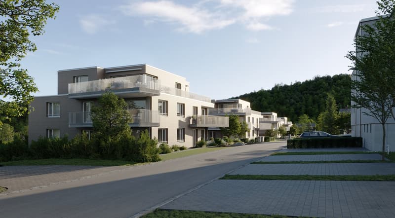 Erstvermietung: Neubau 1.5 Zimmer Attikawohnung der Mieter-Baugenossenschaft Basel (1)