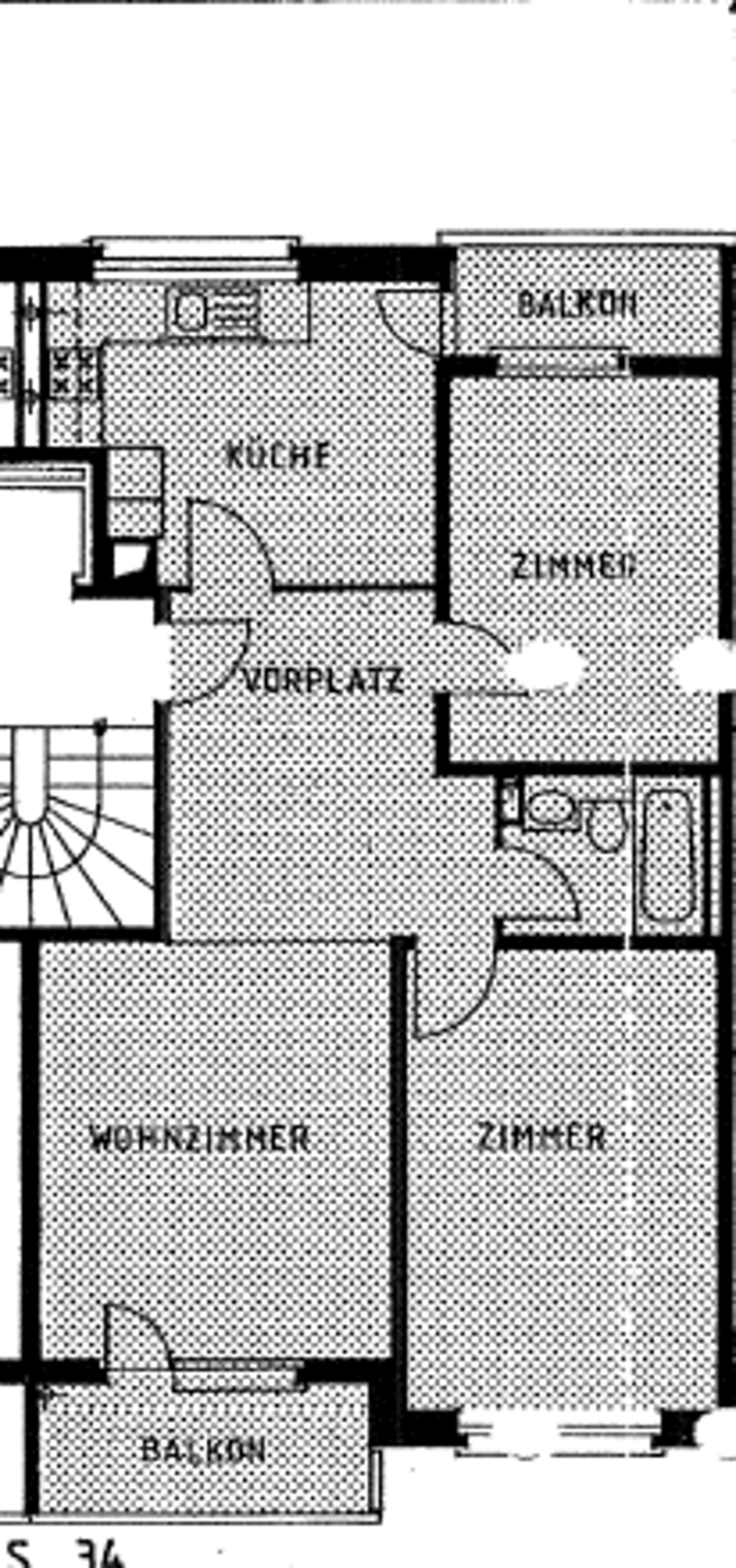 Grosszügige 3-Zimmer-Genossenschaftswohnung nahe zum Rhein! (9)