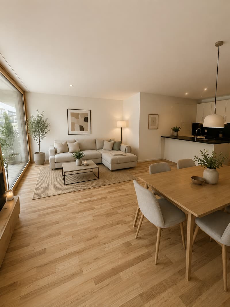 Wohnzimmer (Möblierungsvorschlag)