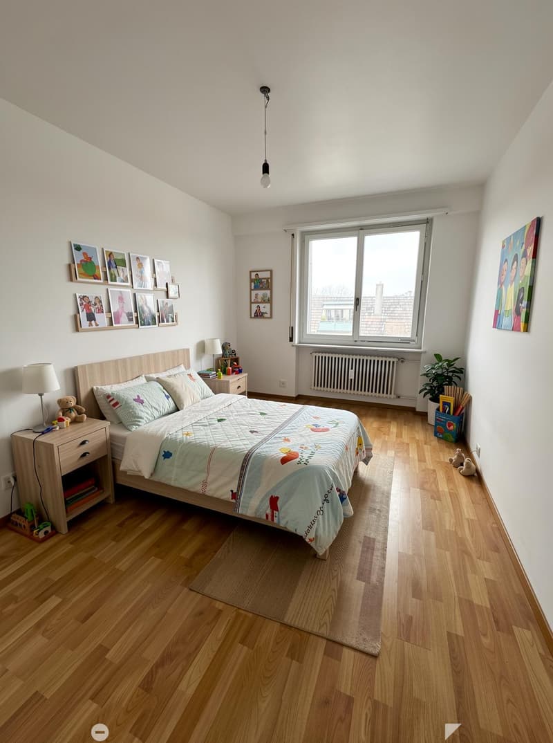 Zimmer (Möblierungsvorschlag) / Chambre (proposition d'aménagement)
