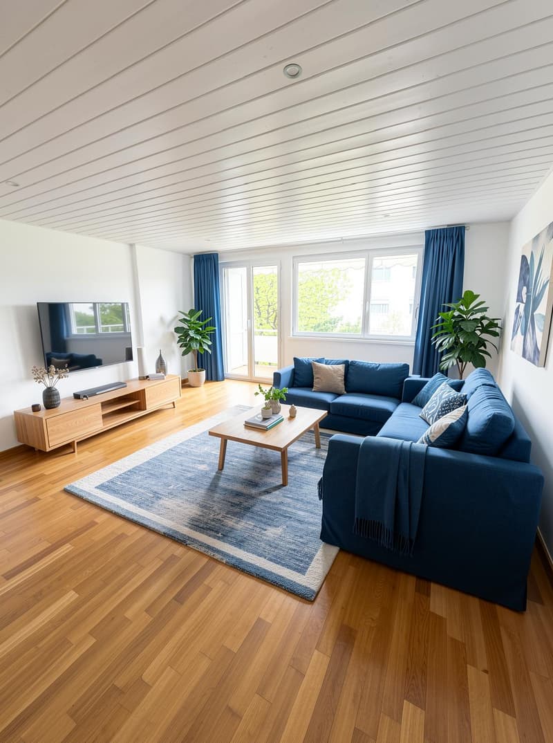 Wohnzimmer (Möblierungsvorschlag)
