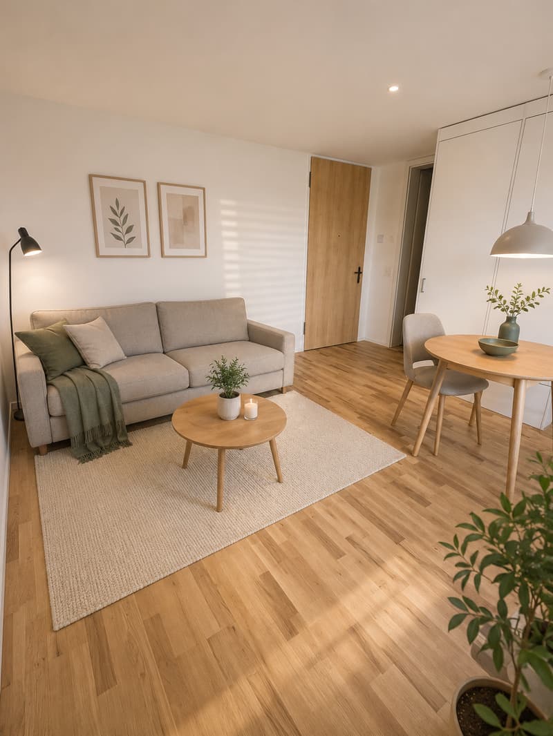 Wohnzimmer (Möblierungsvorschlag)