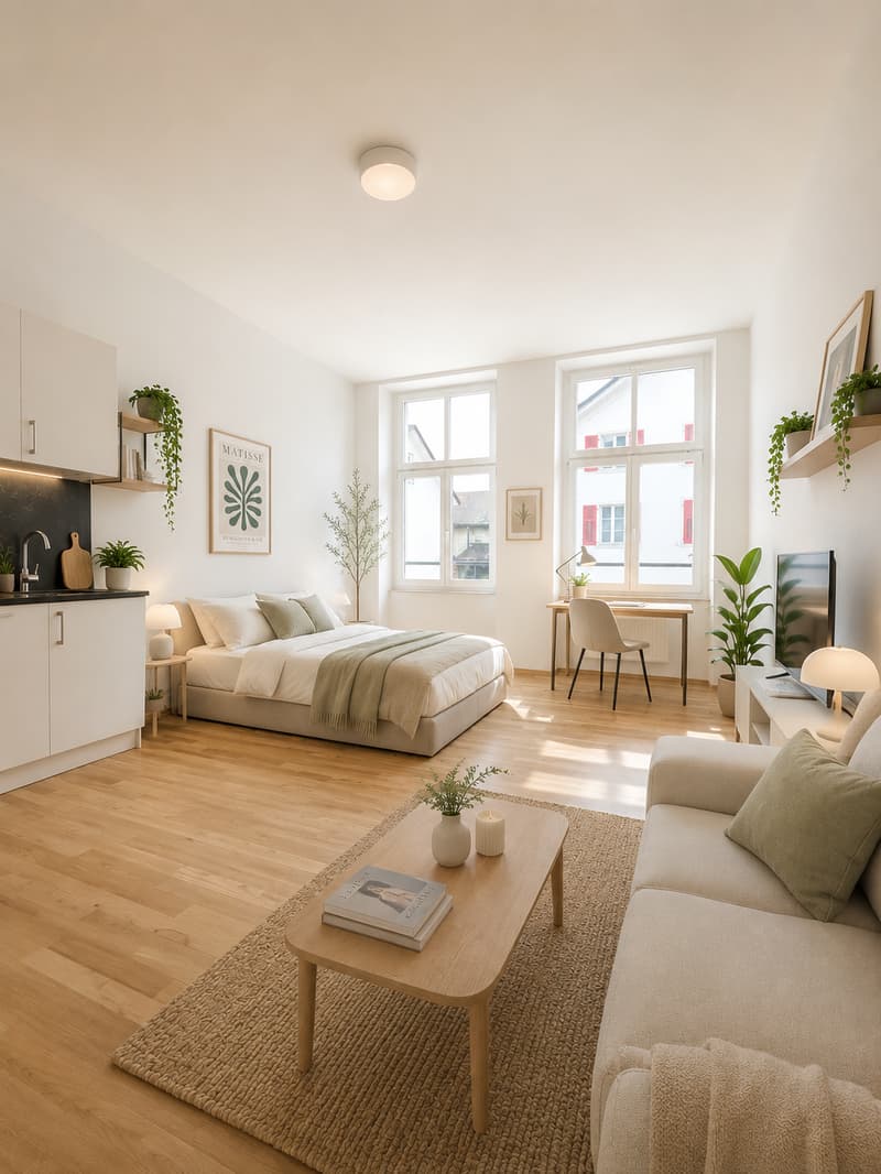 Charmante Studio-Wohnung am Rossmarktplatz in Solothurn (2)
