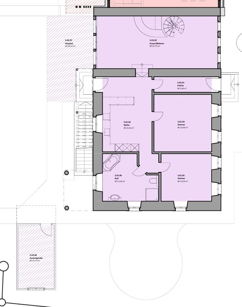 Wohnen wie im Einfamilienhaus! 4.5-Zimmer-Duplex-Wohnung in Staffelbach (10)