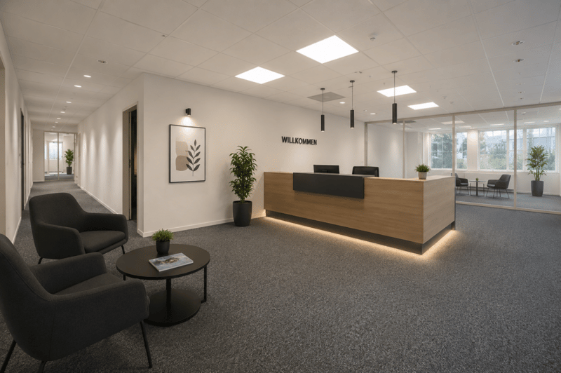 Ausgebaute Büro-/ Gewerbefläche im Mattenhof mit eigenem Aussenbereich (2)