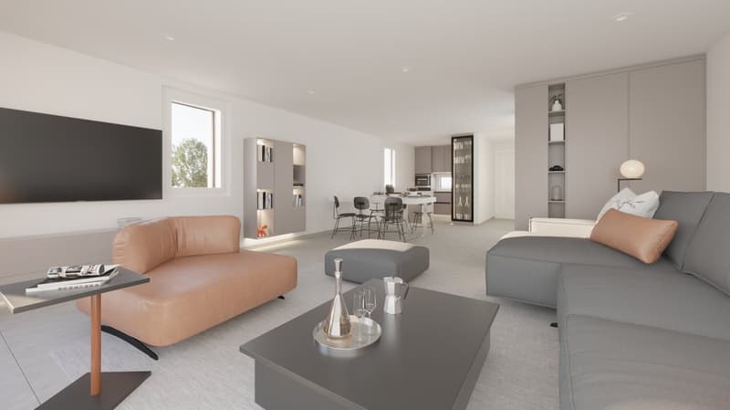 Appartamento attico moderno 3.5 locali in una posizione centrale tranquilla a Ziefen con parcheggio sotterraneo (8)