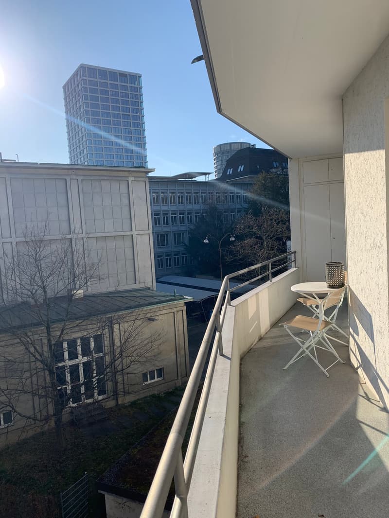 Furnished unit in city centre. All bedrooms facing the quiet back yard (7)