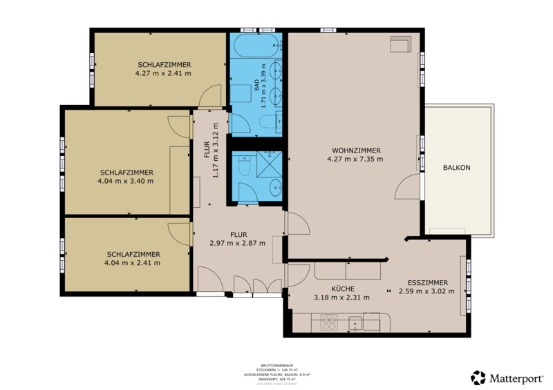 Stilvolle 4.5 Zimmer-Wohnung - sofort einzugsbereit (5)