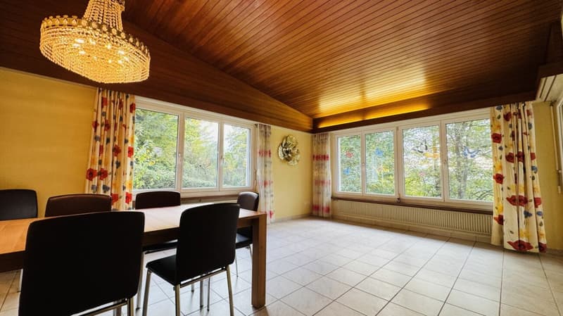 Maison individuelle 5.5 pièces pour 1-2 familles - garage, grand jardin, vue panoramique (7)