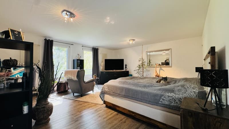 6.5-Zimmer-Architektenhaus mit Pool, Garagenbox, 3 Parkplätzen und Weitsicht (28)