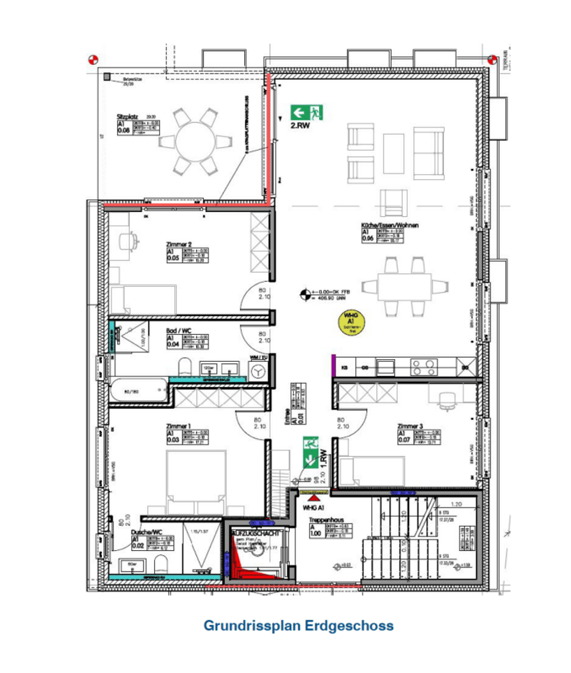 Neubau-Gartenwohnung (w1) mit Sitzplatz, Privatgarten, Lift, Keller und 1 AEHP (6)