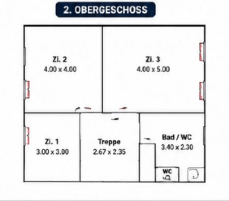 Gepfl. 5.5-Zi.-Whg. im 1. OG eines gepflegten 2-FH mit Balkon, PP & Gartennutzung (21)